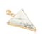 White Howlite Triangle Pendant by Bead Landing™